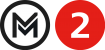 M2-es metró logo